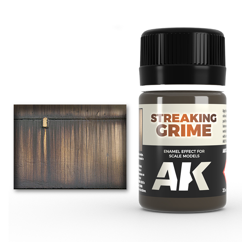 Bottle of AK Interactive Streaking Grime