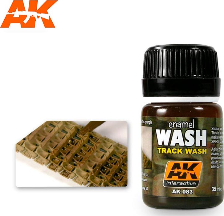 Bottle of AK Interactive Track Wash