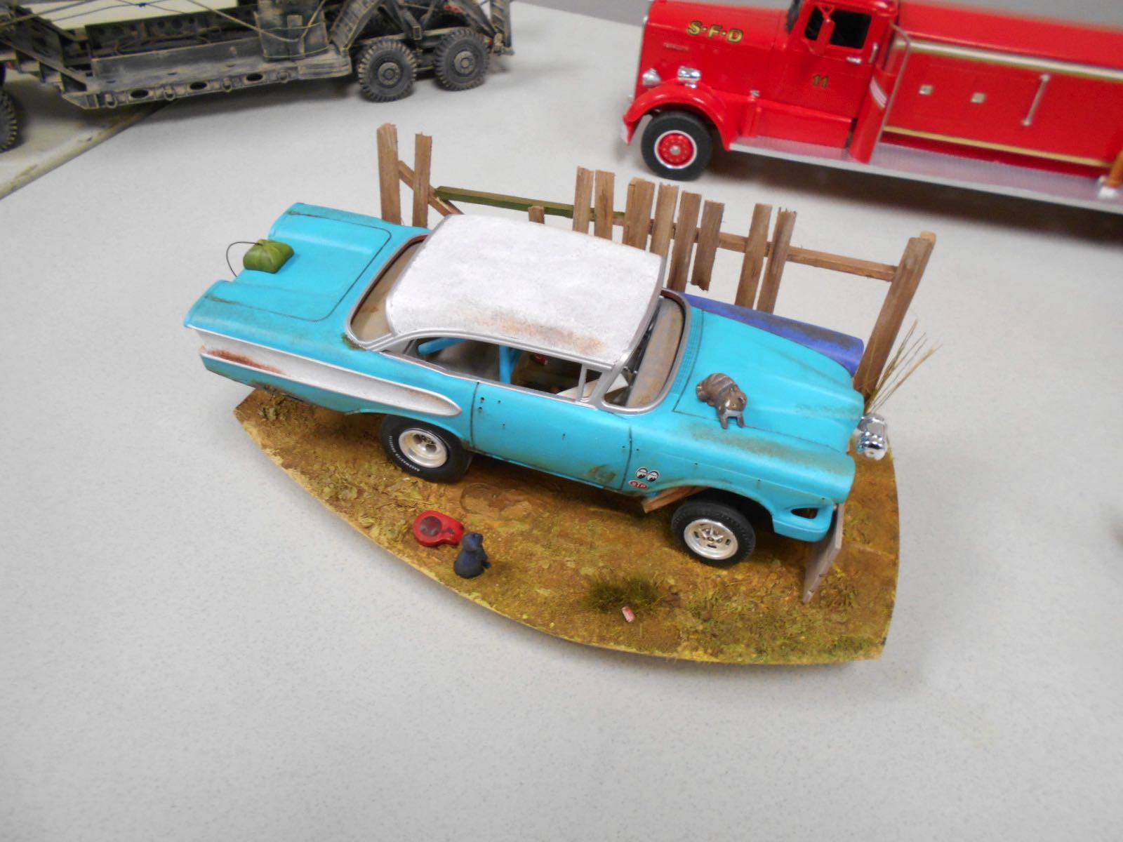 Models displayed at the September 2026 IPMS Seattle meeting