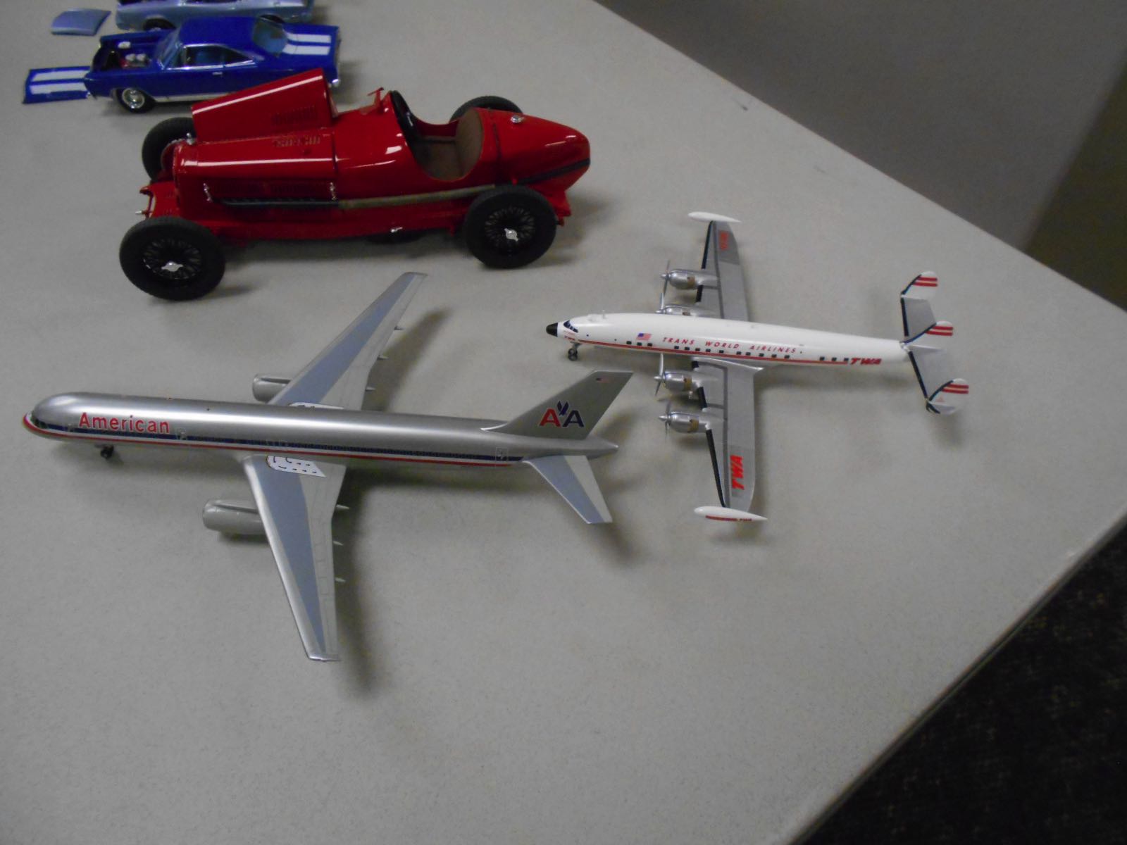 Models displayed at the September 2026 IPMS Seattle meeting