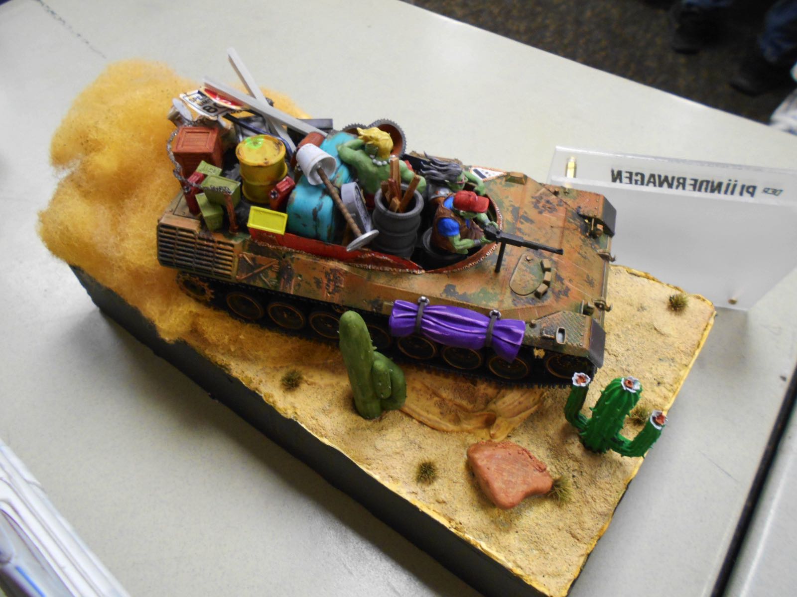 A scale model displayed at the September 2026 meeting