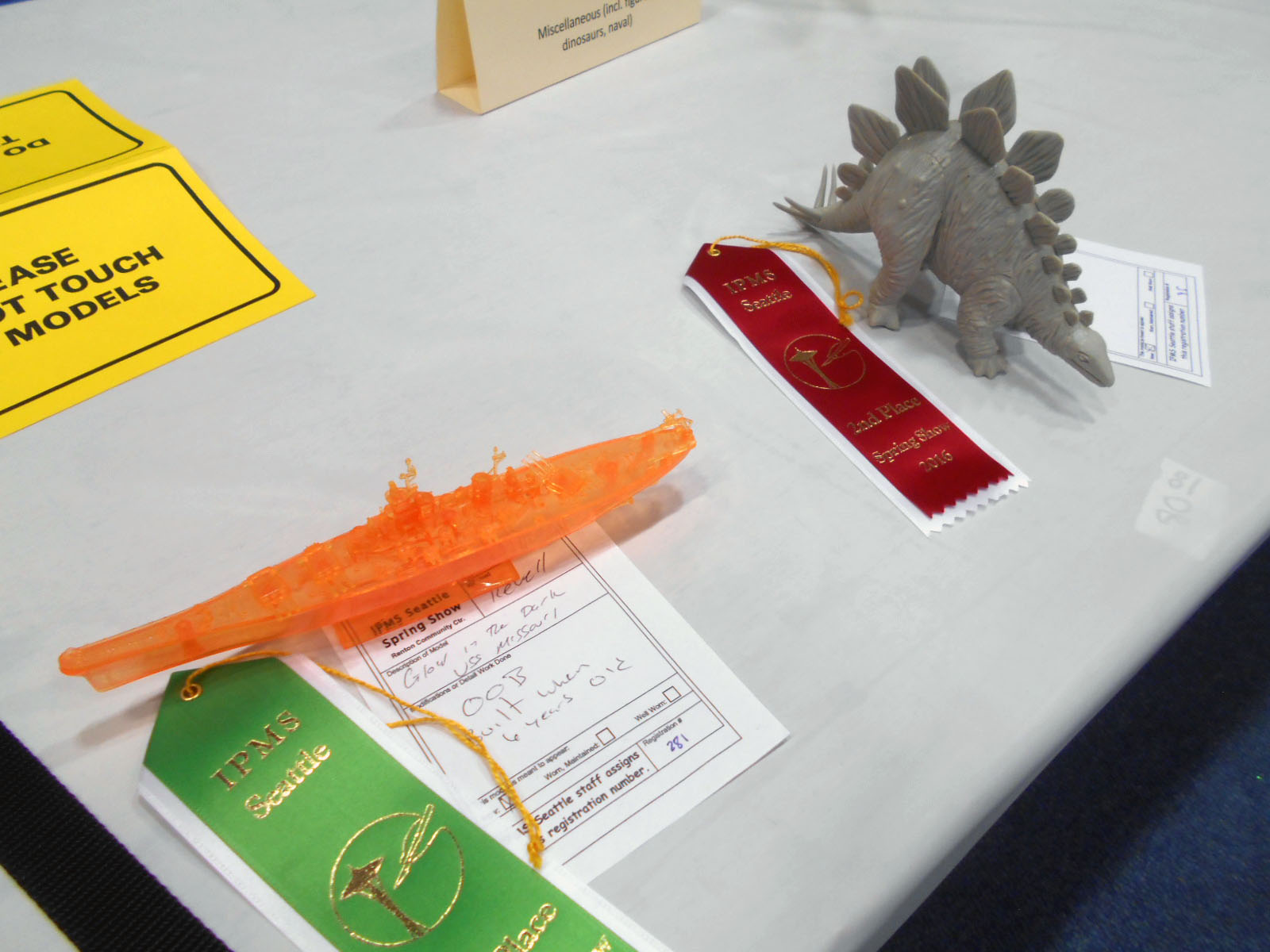 006 - Miscellaneous (Figures, Dinosaurs, Naval) - pRenton IPMS Spring Show 04 23  2016 0045 Juniors 08