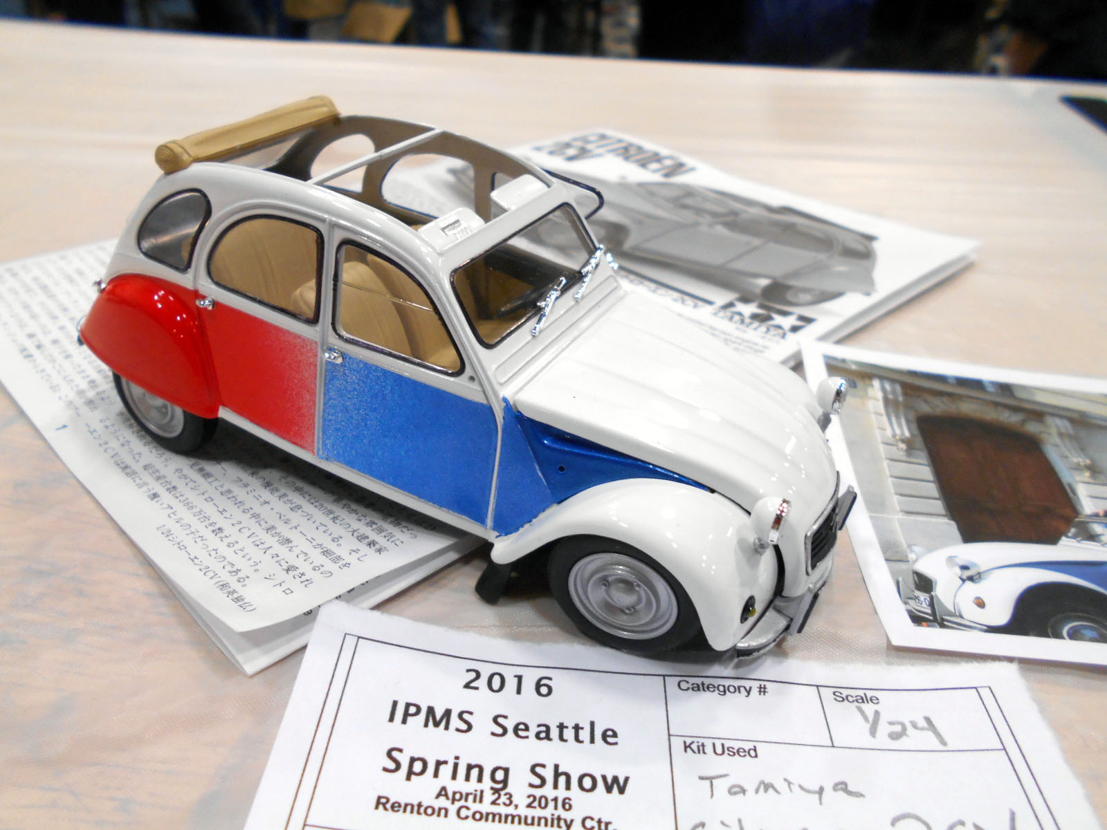 501 - Automotive Factory Stock - pRenton IPMS Spring Show 04 23  2016 0112 French Citroen 01