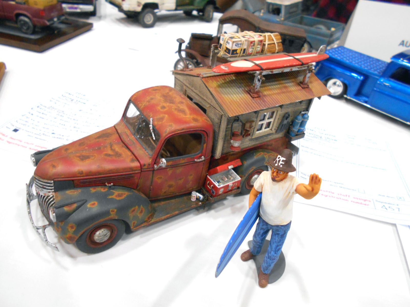504 - Automotive Pickup Trucks - pRenton IPMS Spring Show 04 23  2016 0101 Trucks 17