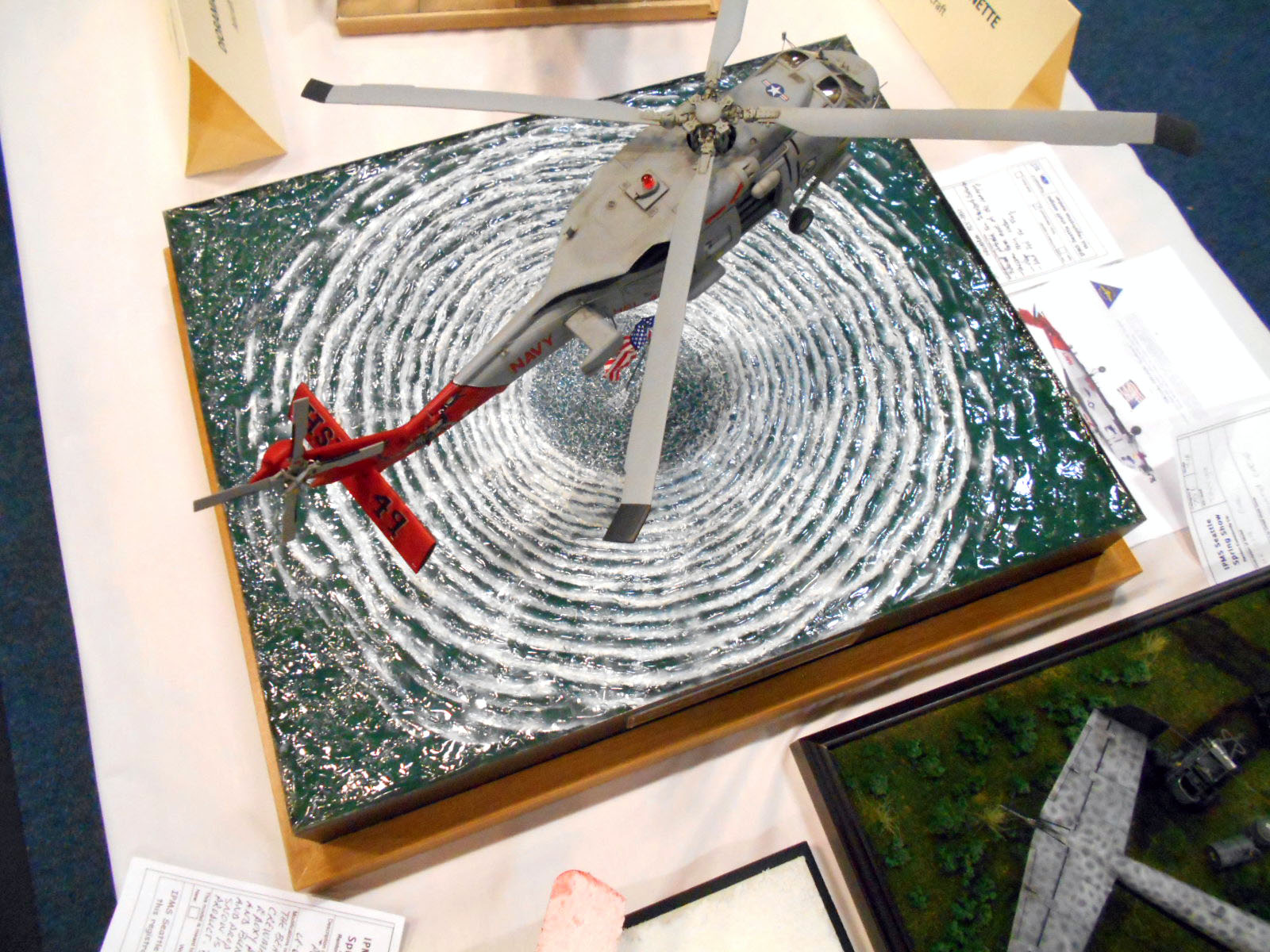 701 - Diorama/Vignette Aircraft - pRenton IPMS Spring Show 04 23  2016 0197 SeaHawk Water Dio 01