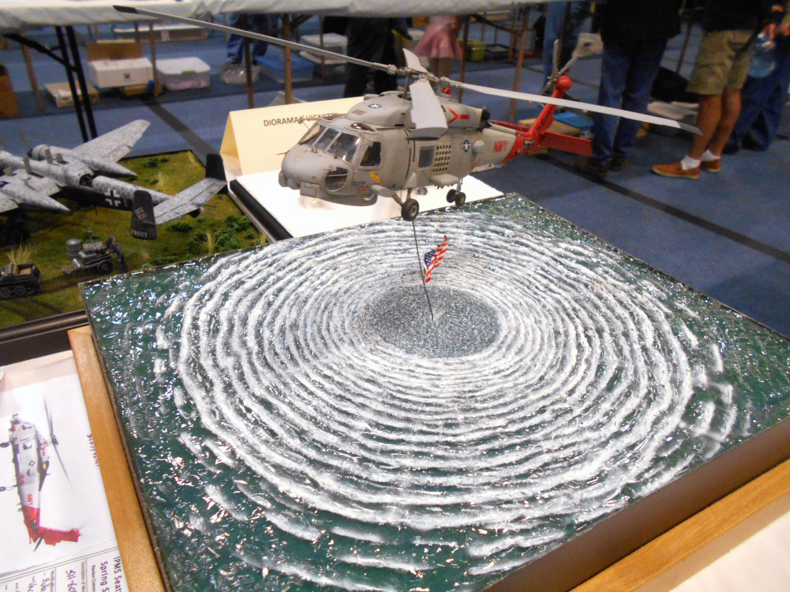 701 - Diorama/Vignette Aircraft - pRenton IPMS Spring Show 04 23  2016 0197 SeaHawk Water Dio 02