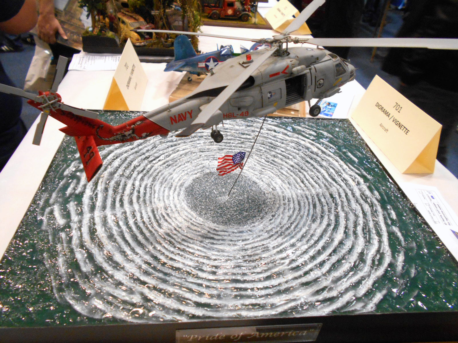 701 - Diorama/Vignette Aircraft - pRenton IPMS Spring Show 04 23  2016 0197 SeaHawk Water Dio 04
