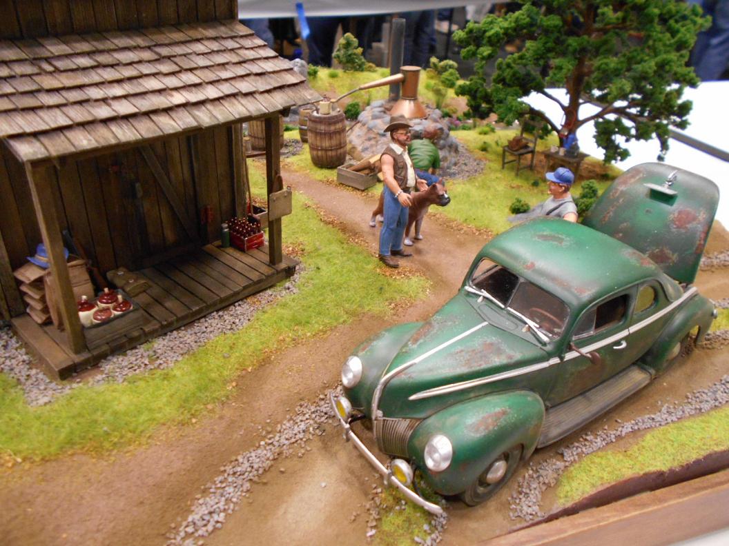 702 - Diorama/Vignette Automotive - Catagory 702  Automotive Dioramas Friends n Dog 0021