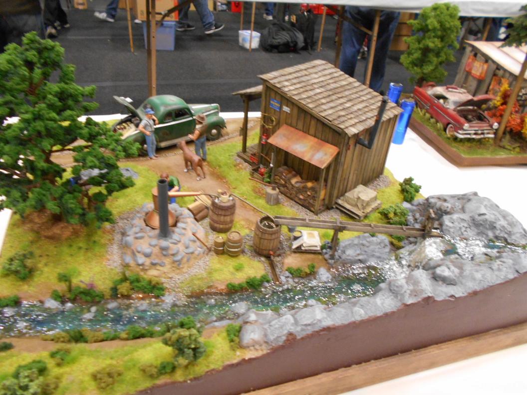 702 - Diorama/Vignette Automotive - Catagory 702  Automotive Dioramas Friends n Dog 0022