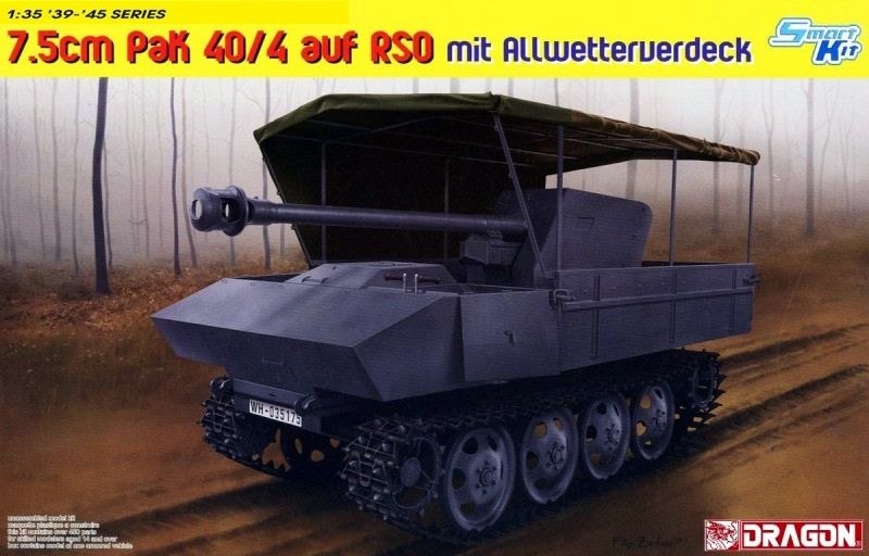 7.5cm PaK 40/4 auf RSO mit Allwetterverdeck