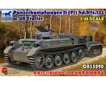 PanzerKampfwagon II Sd.Kfz.122 (F) w/UE Trailer