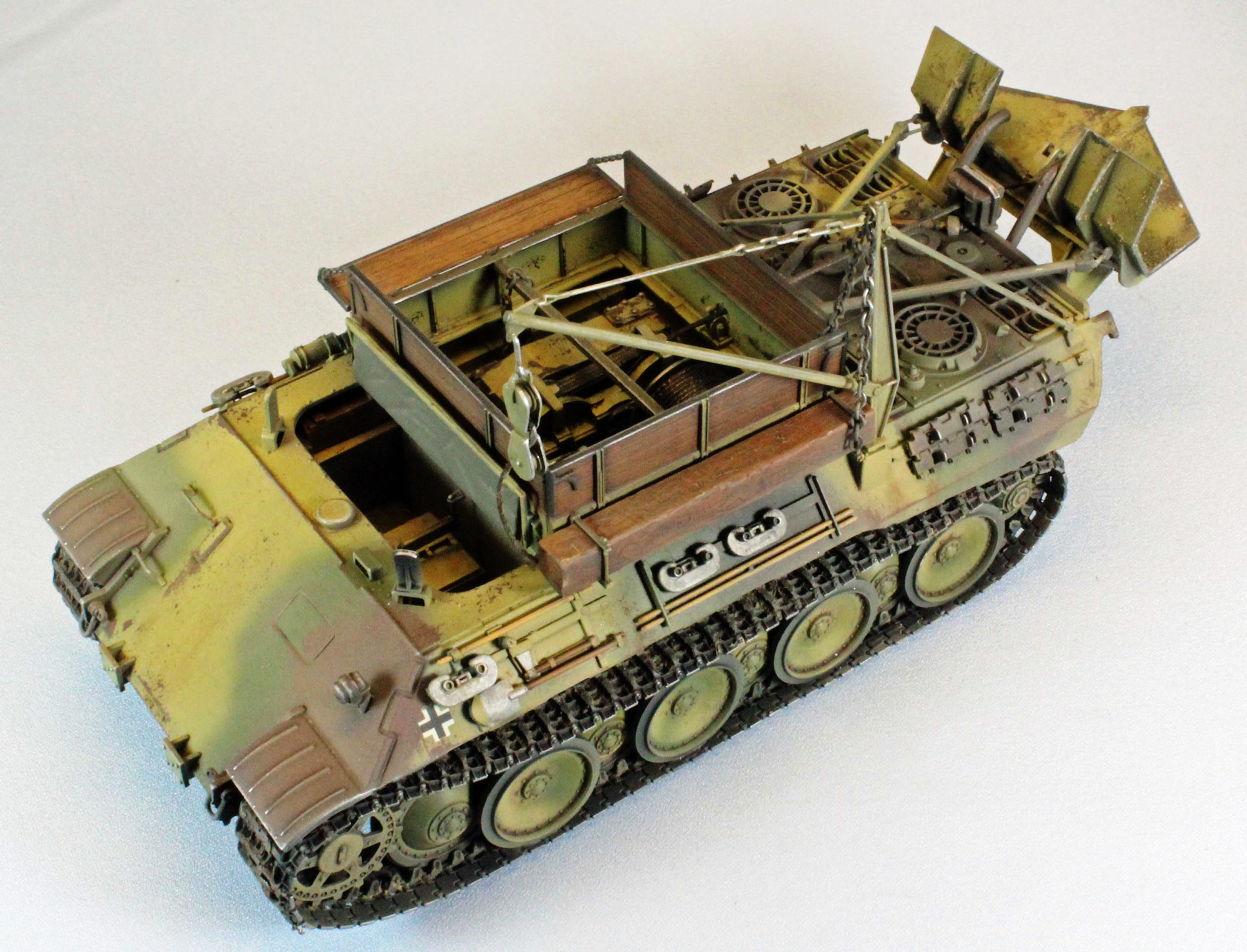 Обзор сс. Бергепантера Менг. Meng Брэм Бергепантера. SD KFZ 179. Bergepanther 1/35.